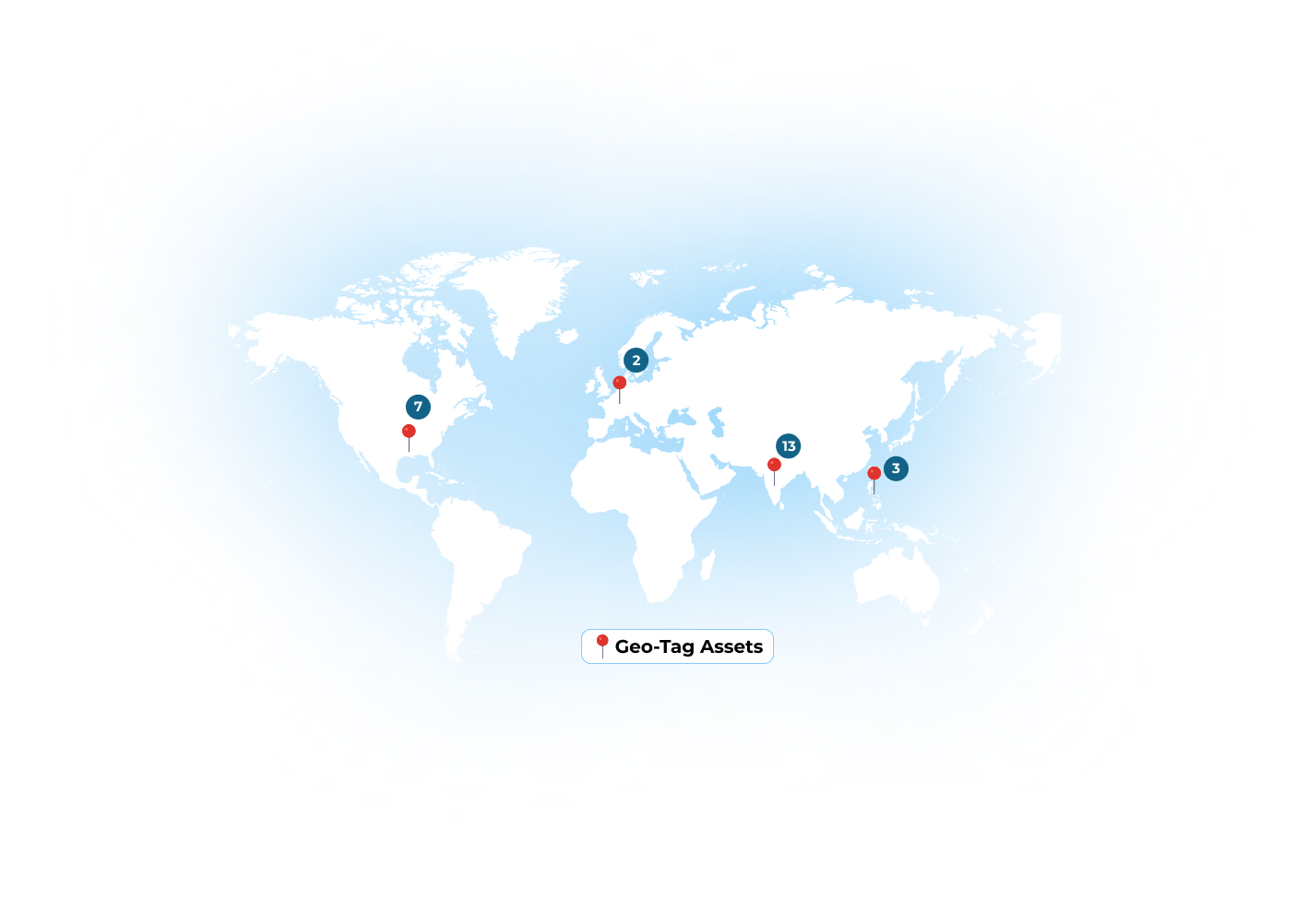 Workforce visibility map for hybrid workforce management